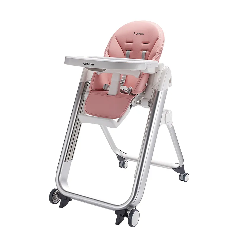 Chaise haute ERASME Rose - A Demain