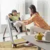 Chaise haute ERASME Gris - A Demain
