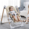 Chaise haute CLEO 3 en 1 beige gold - A Demain