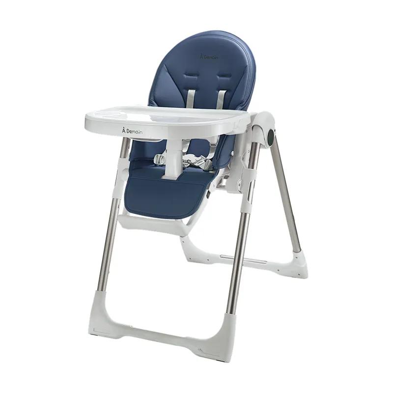Chaise haute CLEO 3 en 1 Bleu Marine - A Demain