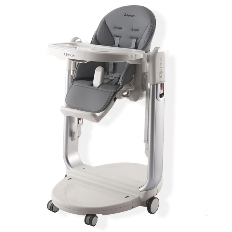 Chaise haute multifonctionnelle 3 en 1 gris - A Demain