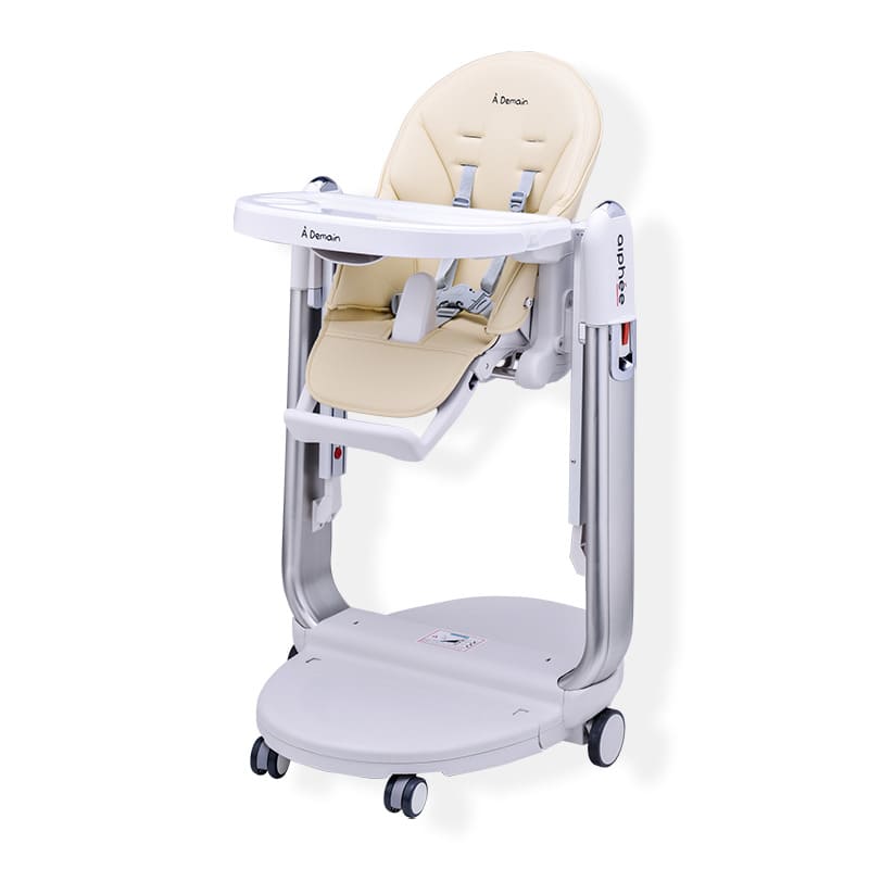 Chaise haute multifonctionnelle 3 en 1 beige - A Demain