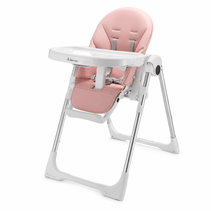 Chaise Haute CLEO 3 en 1 Rose – A Demain