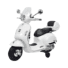 Vespa Moto Électrique GTS 12V Blanc LED MP3