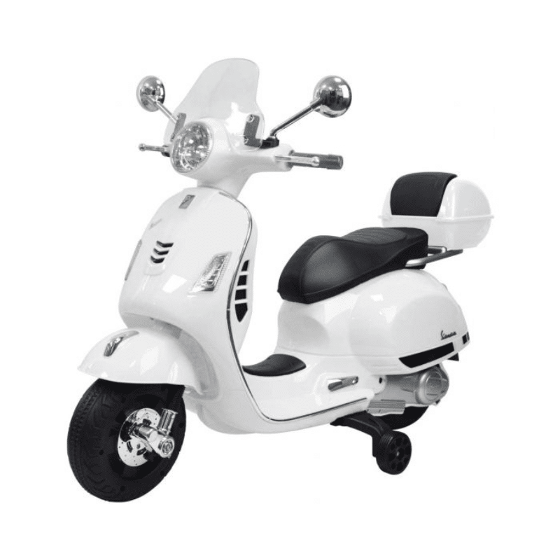 Vespa Moto Électrique GTS 12V Blanc LED MP3