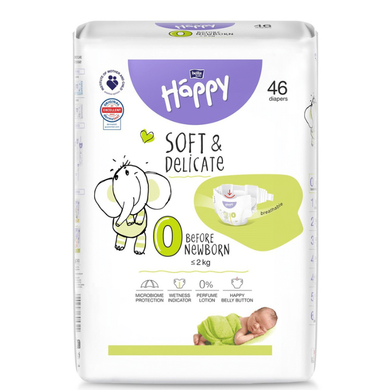 Couche Happy taille 0
