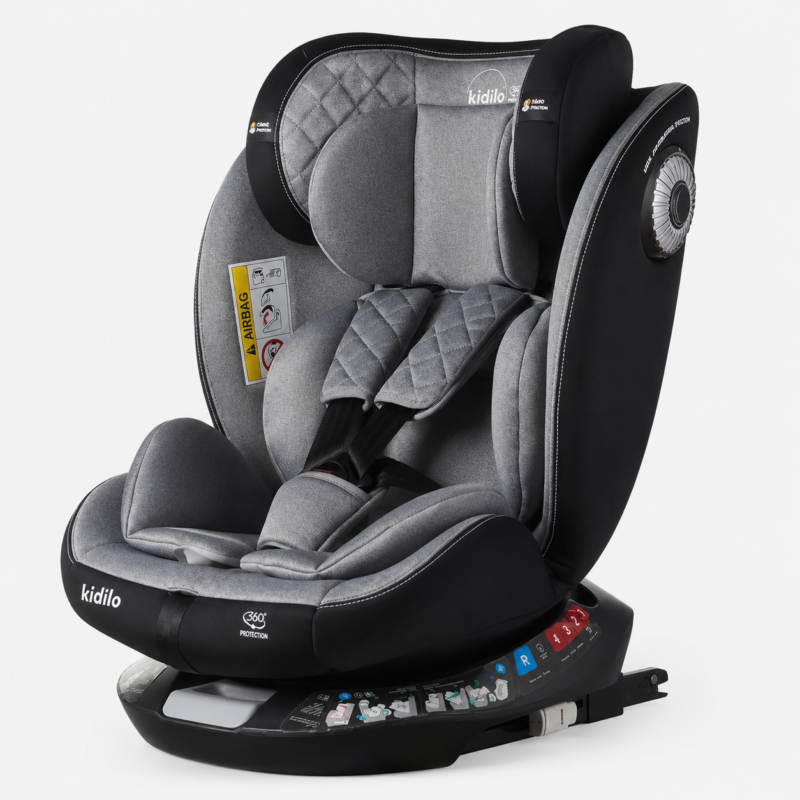 Siège Auto Rotation 360 G406 Gris Clair
