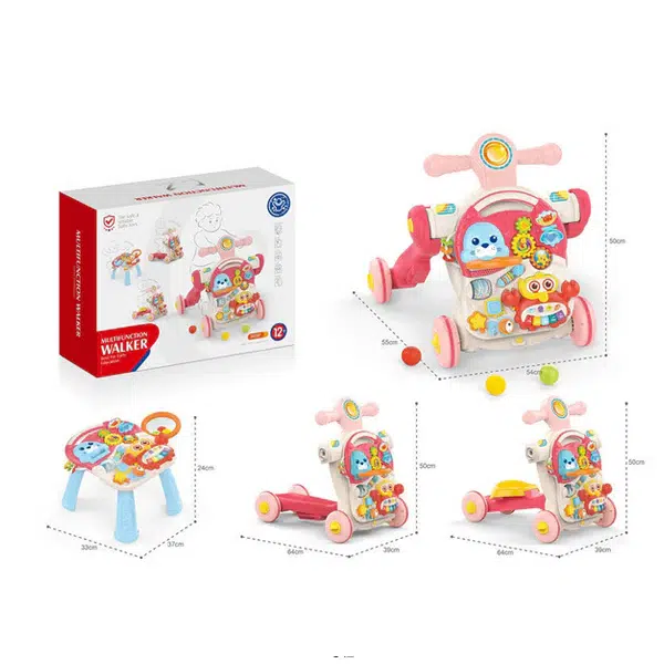 Trotteur multifonction 4 en 1 ROSE – Huanger