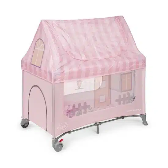 Lit parc bébé home Rose - MS