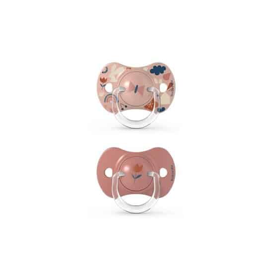 Suavinex Sucettes symetriques X 2 SX PRO - Into the Forest Rose 6/18 mois