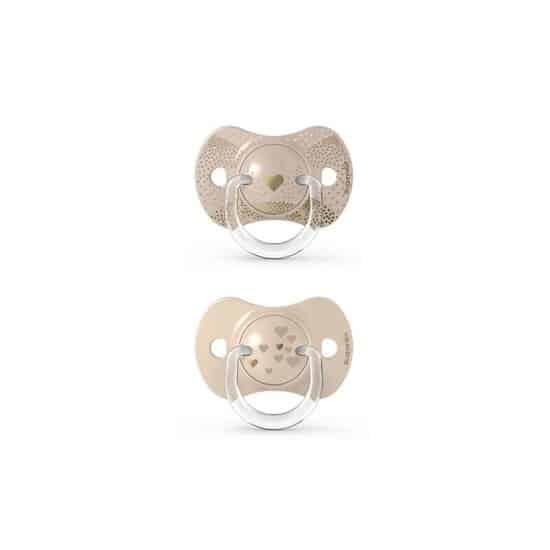 Suavinex Sucettes symetriques X 2 SX PRO - Spread joy Rose 6/18 mois