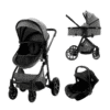 Poussette Sidney Cabriolet Trio 2 Gris - ASALVO
