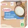 Babybio Brassé Nature Sucré 4x85G