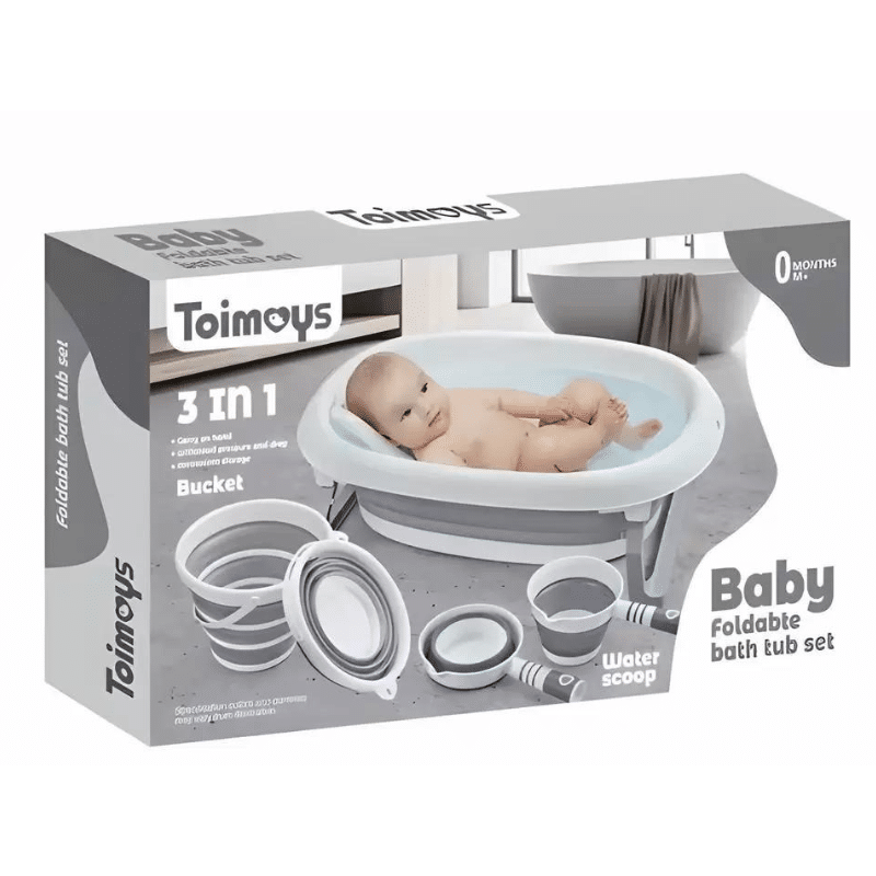 Ensemble baignoire pliable 4 pcs – Toimoys