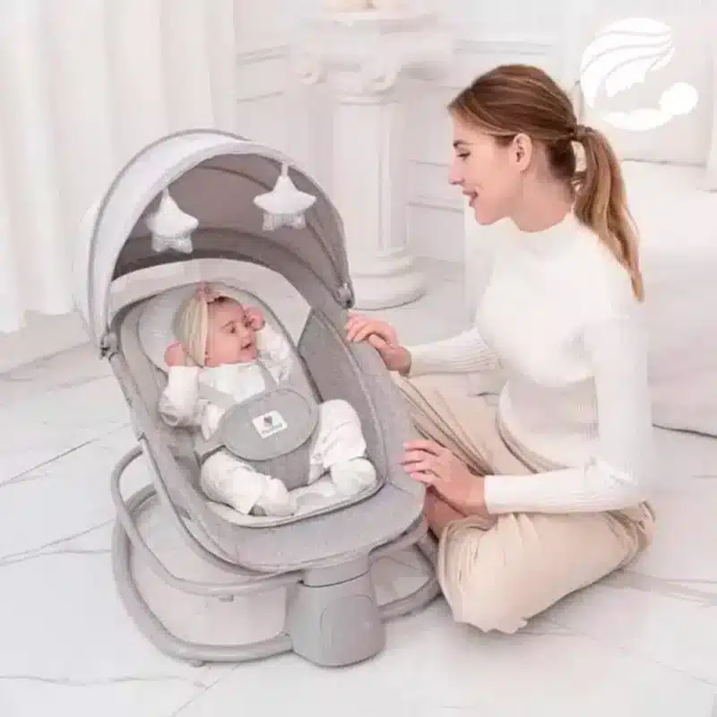 Balançoire électrique pour bébé 4en1 – Mastela