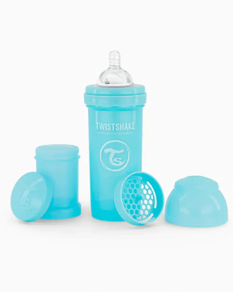 Offre : 1 Biberon Anti-Colique Twistshake 260ml - Bleu = 2