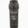 Biberon Anti-Colique Twistshake 260ml 2M+ - Noir