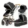Pack poussette de Luxe 3 en 1 Noir – Belecoo