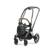 Châssis poussette Priam Chrome - Marron
