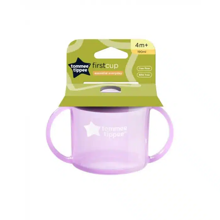 Tommee Tippee Première Tasse avec Bec 4M+ 190ml - Violet