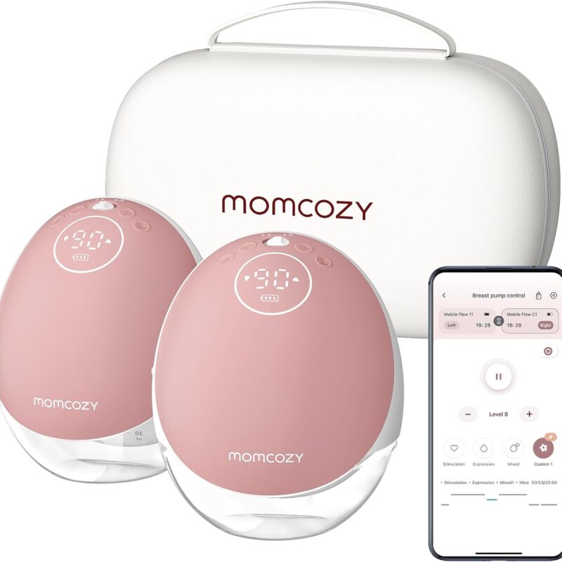 Momcozy Tire-Lait Mains Libres Mobile Flow Double M9