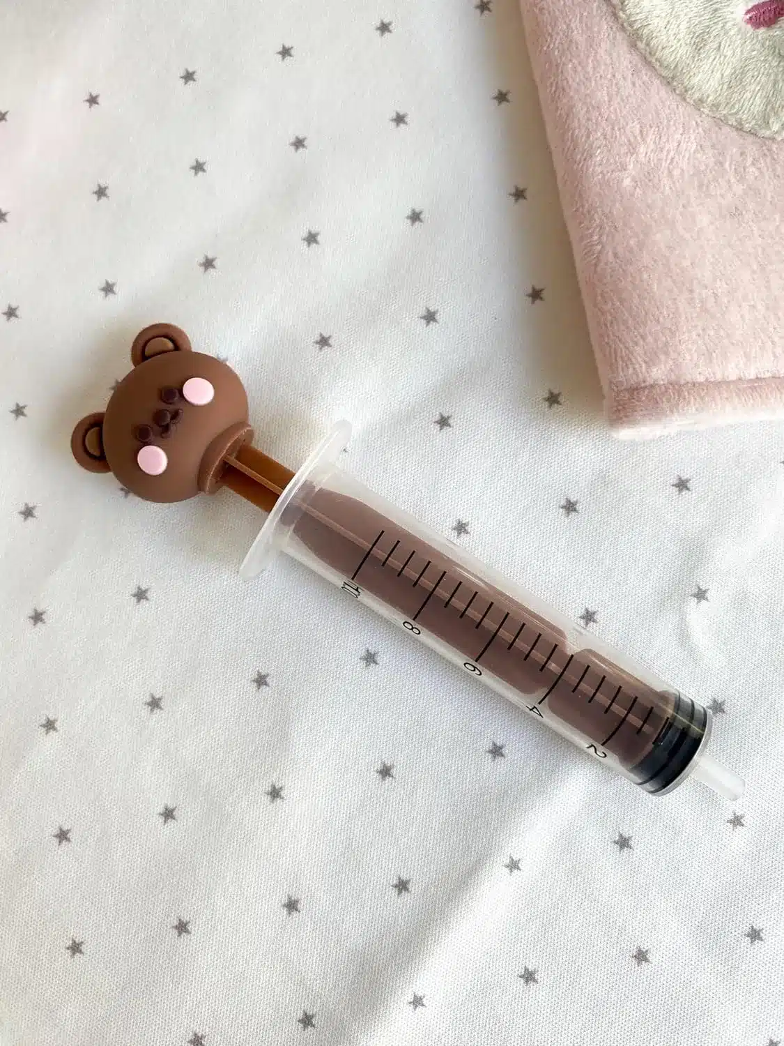L2N Lot de 2 Seringues Bébé pour Lavage Nasal Ourson