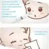L2N Lot de 2 Seringues Bébé pour Lavage Nasal Ourson