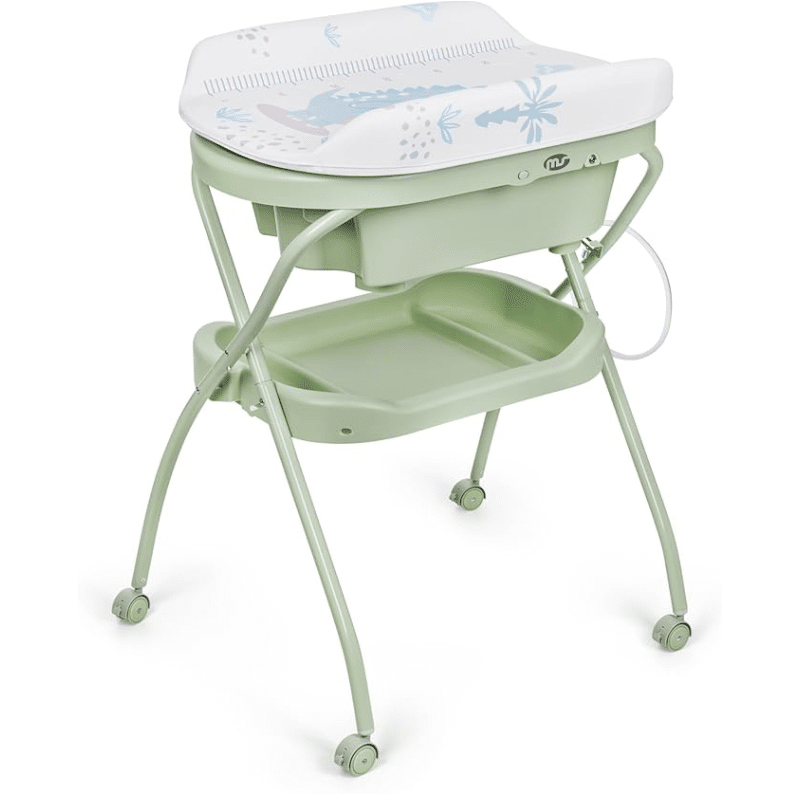 Baignoire et matelas à langer vert - Ms