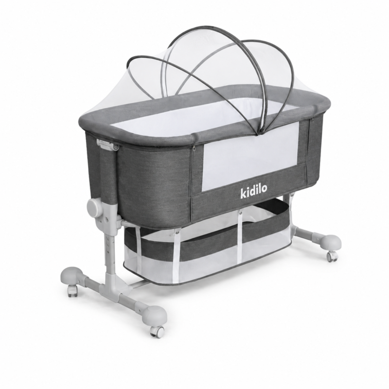 Cododo grande taille XL Kidilo Gris Foncé avec moustiquaire