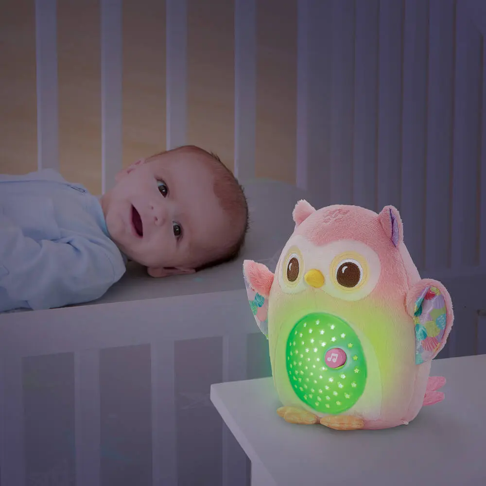 Ma veilleuse lumi chouette rose - Vtech