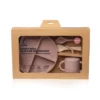 YUMMY Coffret Repas Silicone 6M+ - Rose Poudré