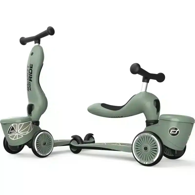 Trottinette 2en1 Highway Kick 1 Lifestyle Scoot And Ride Verte