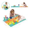 Ludi Coffret d’activités bébé – Tapis quilles et formes dès 10 mois