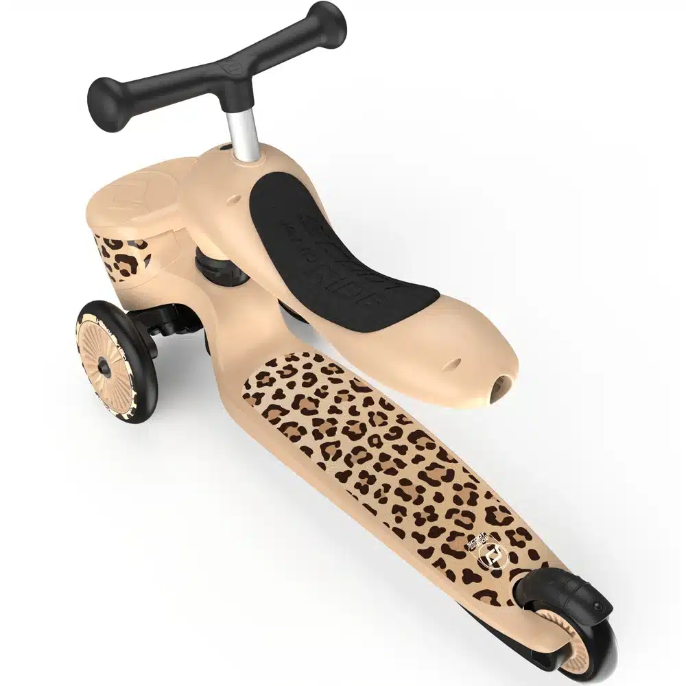 Trottinette 2en1 Highway Kick 1 Lifestyle Scoot And Ride Léopard