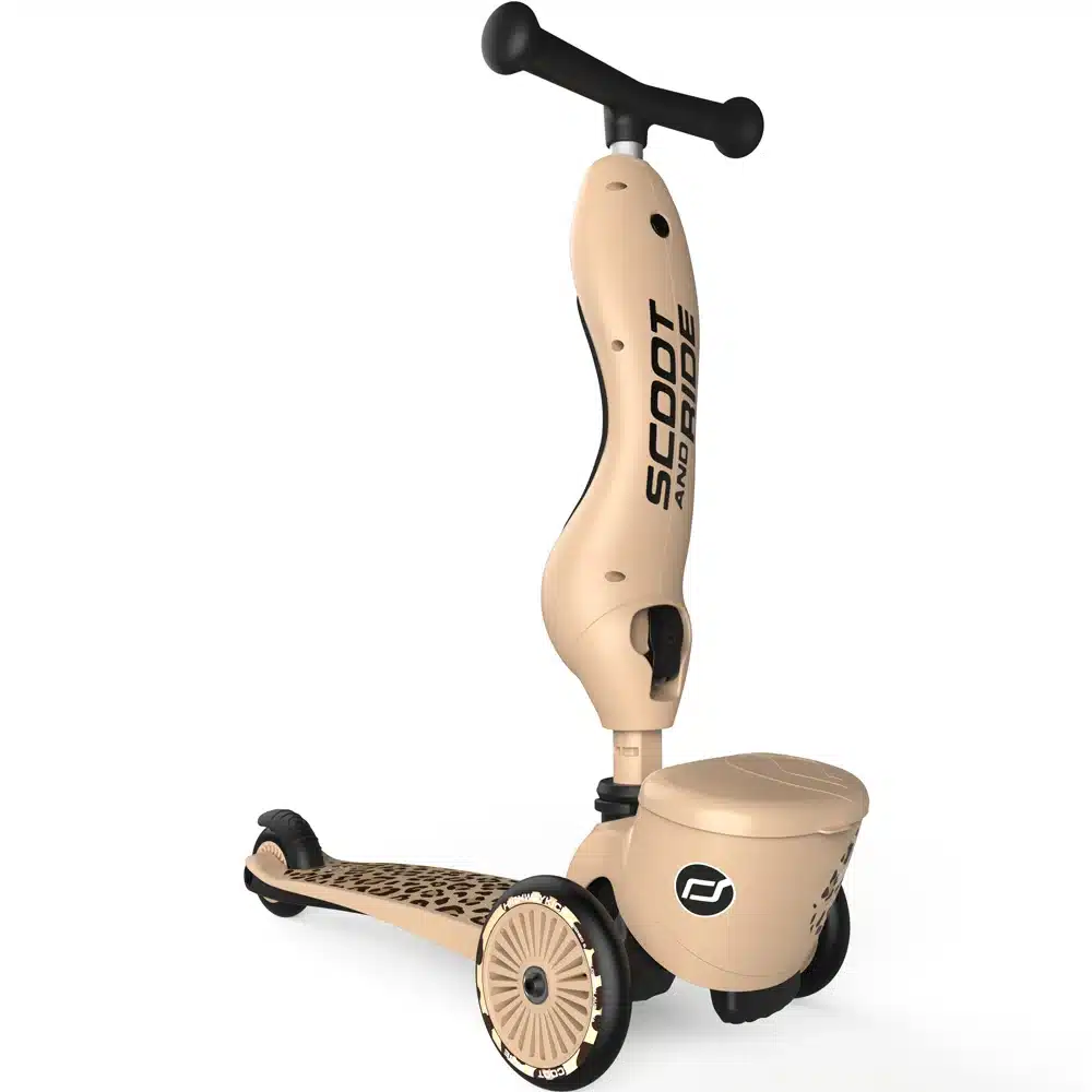 Trottinette 2en1 Highway Kick 1 Lifestyle Scoot And Ride Léopard