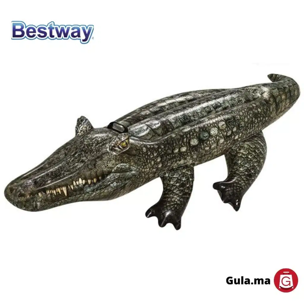 Bouée gonflable Bestway Crocodile 193 x 94 cm