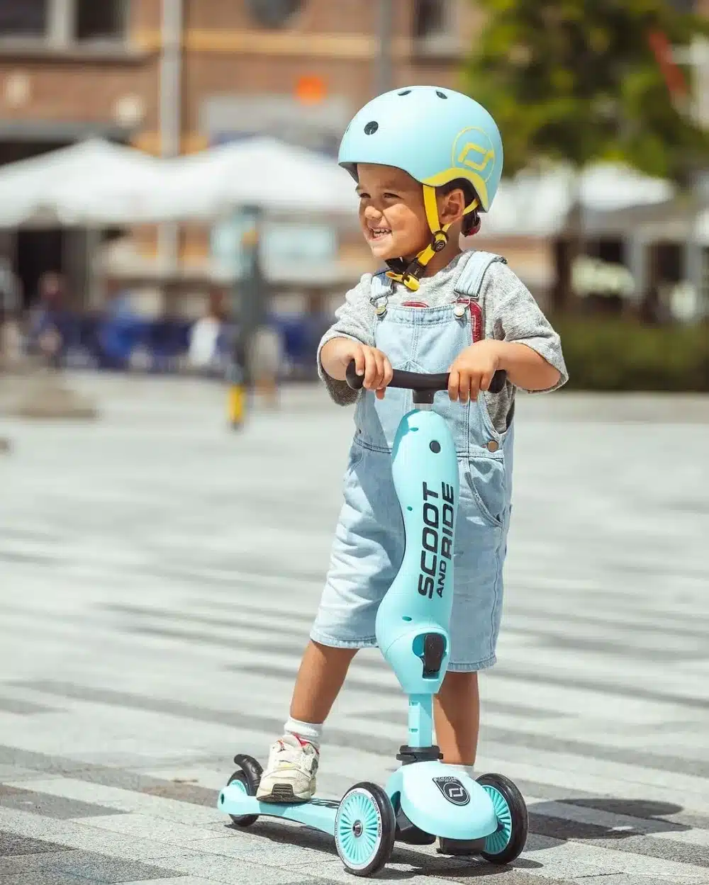 Trotinette 2en1 Highway Kick 1 Scoot and Ride Blueberry
