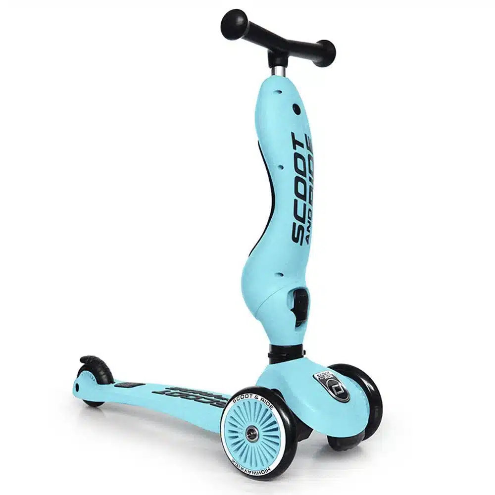 Trotinette 2en1 Highway Kick 1 Scoot and Ride Blueberry
