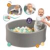 Ludi Piscine à balle Ronde Gris