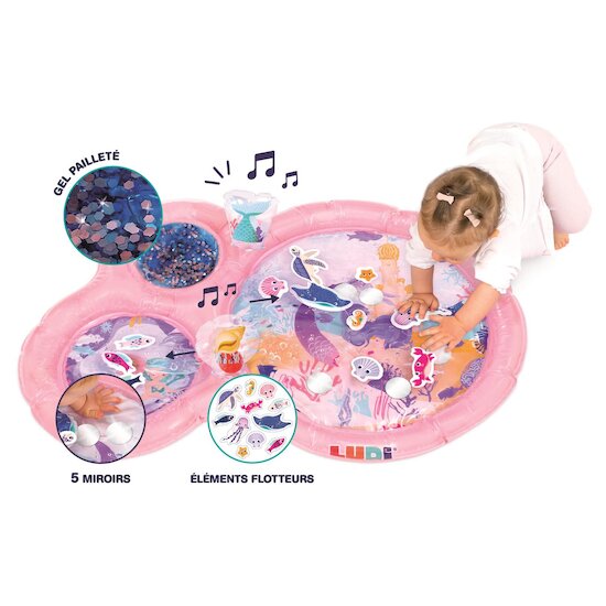 Ludi Tapis d'eau sirene Rose