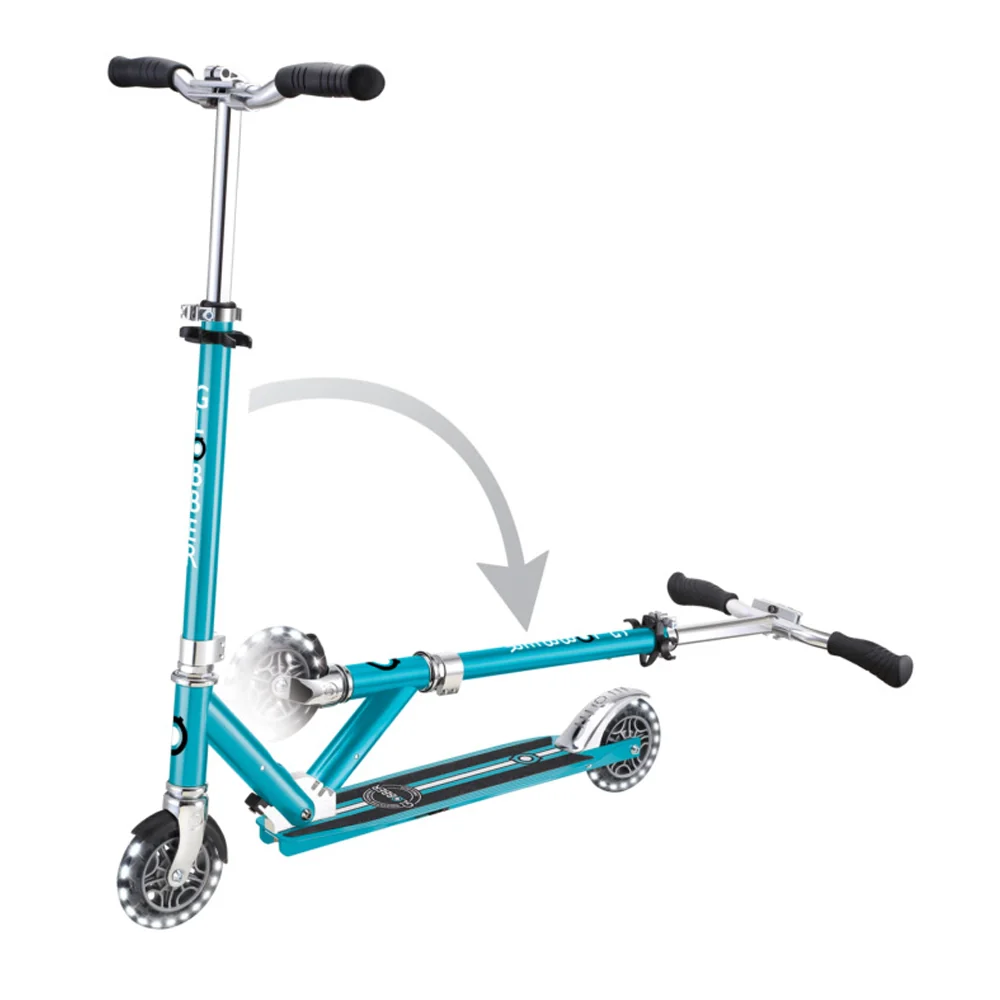 Trottinette Globber Flow Elements Lights Chrome Aqua
