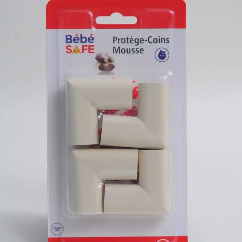 Bebe Safe Protège Coins Mousse Blanc