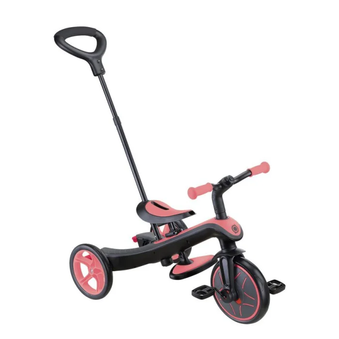 Tricycle Évolutif 4-en-1 Globber EXPLORER Rose