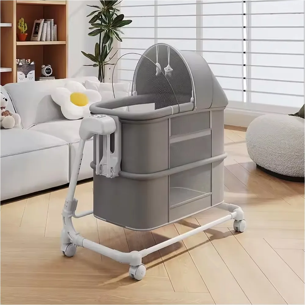 Lit Cododo Électrique 4-en-1 avec Bluetooth – Gris Foncé