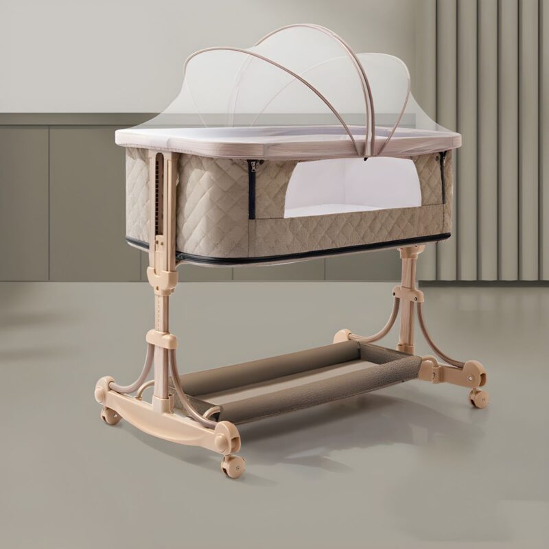 Kidilo Lit Cododo 3 en 1 avec moustiquaire – Beige