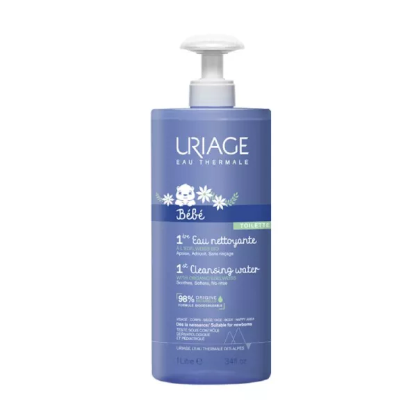 Eau Nettoyante Bébé Uriage 1L – Douceur & Protection