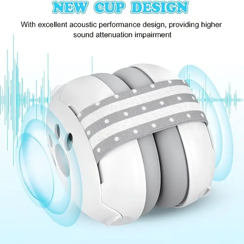 Casque Bébé Réducteur de Bruits L2N - Gris