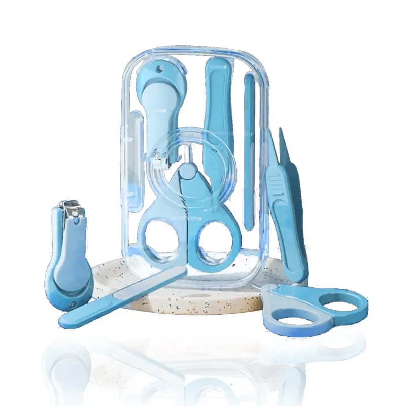 Petit Bout’chou Kit de Manucure Bébé 4-en-1 Bleu