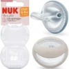 Sucettes NUK MommyFeel 0-9 mois Bleu-Gris