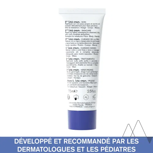 Uriage Bébé Cold Cream 75 ml – Soin Protecteur Peau Fragile
